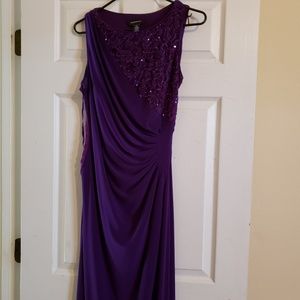 Purple special occasion dress